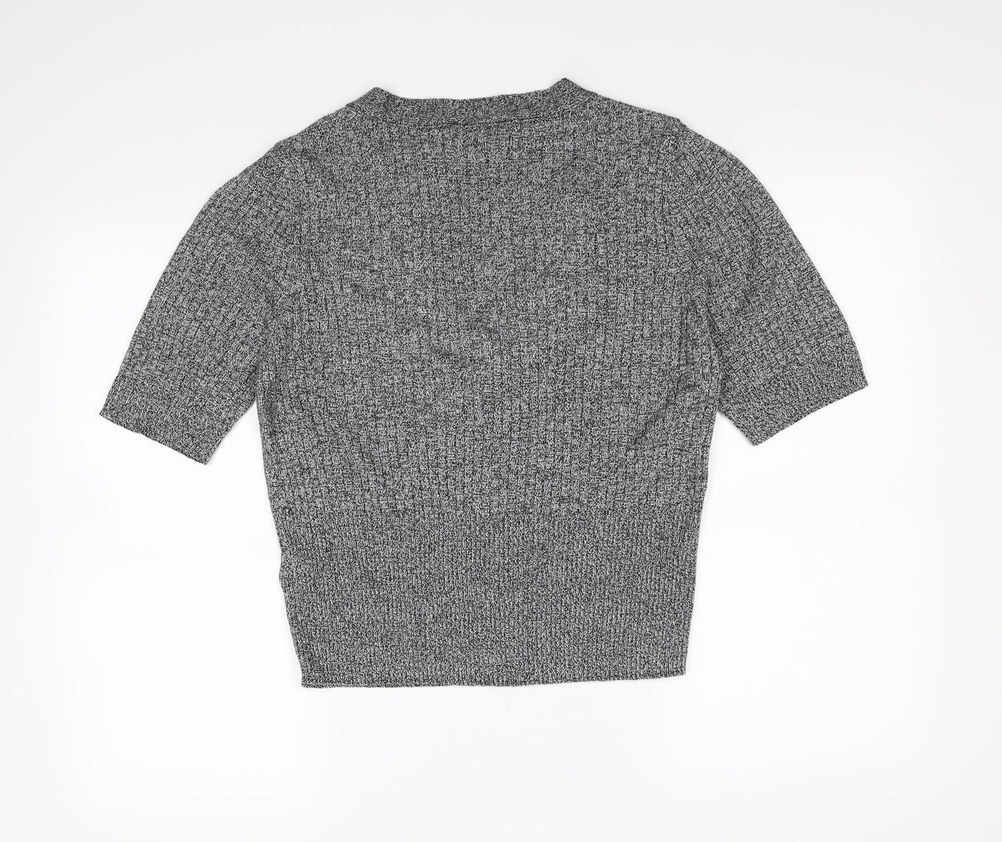 M&S Womens Grey   Basic T-Shirt Size 16