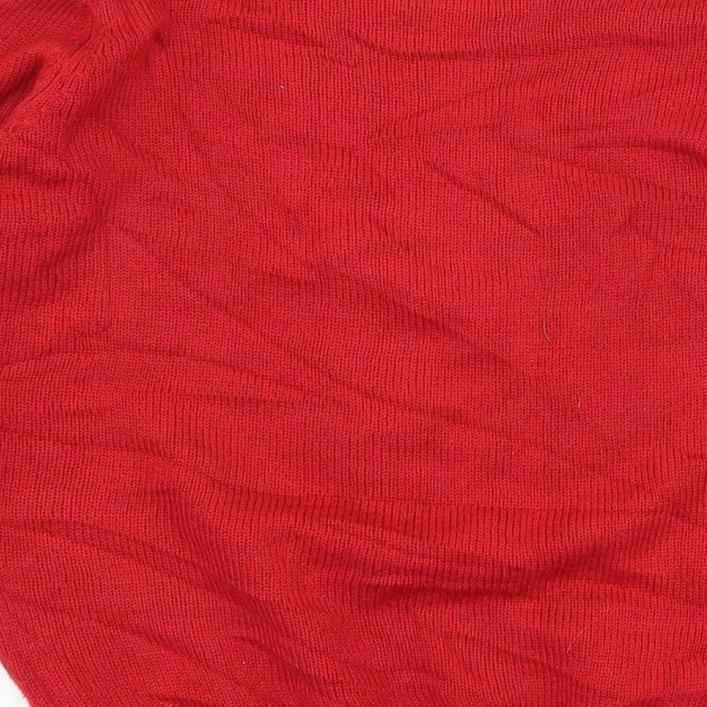 Urban Outlaws Boys Red   Pullover Jumper Size 8-9 Years  - christmas reindeer