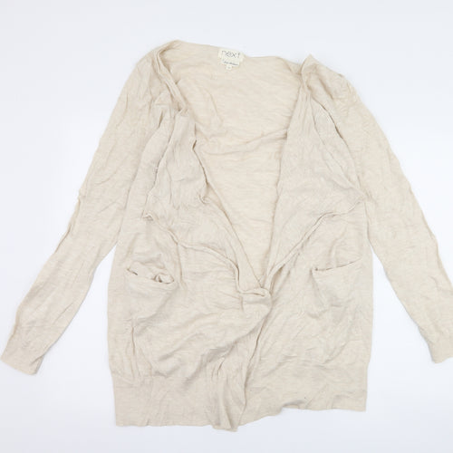 NEXT Womens Beige   Cardigan Jumper Size 10