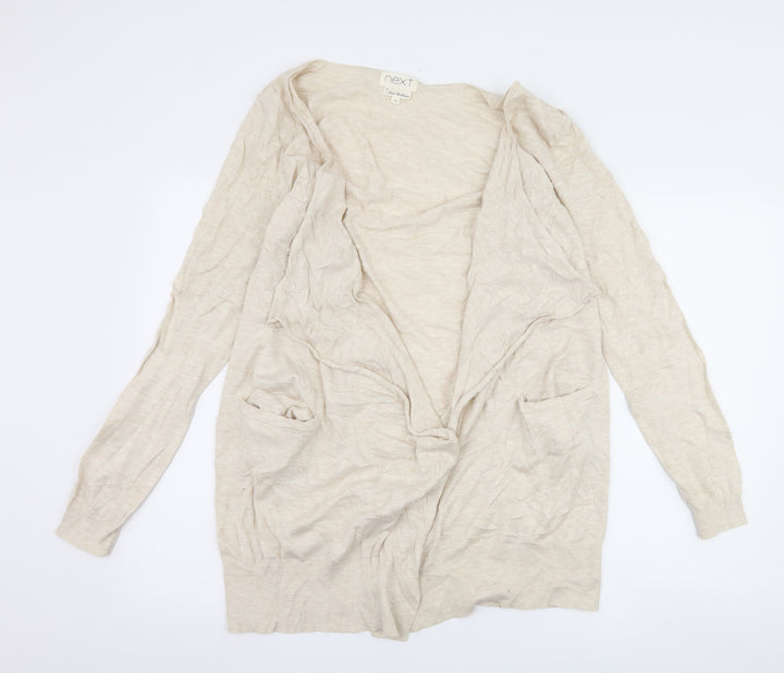 NEXT Womens Beige   Cardigan Jumper Size 10