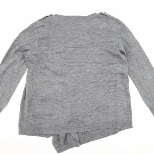 George Womens Grey   Cardigan Jumper Size 14