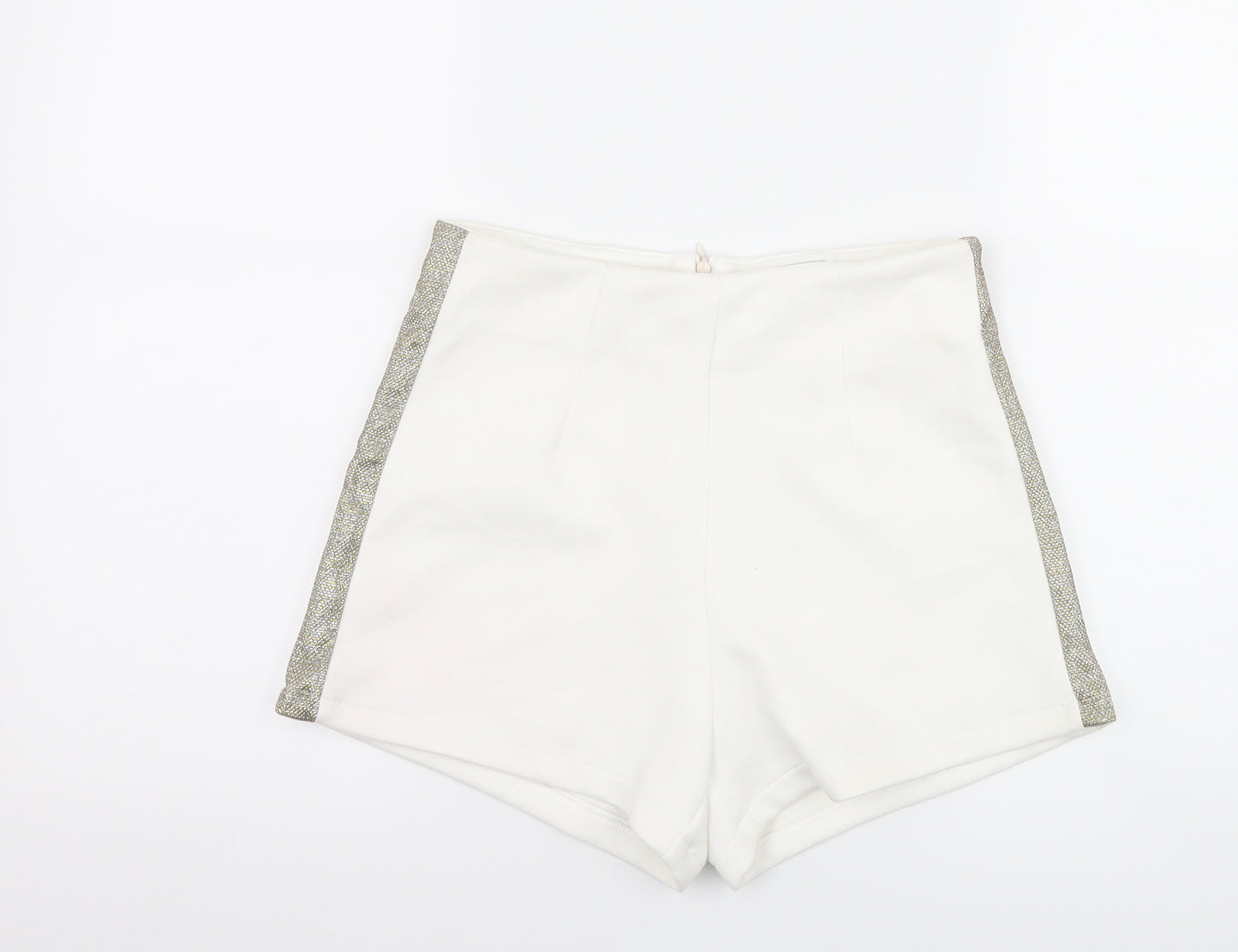 In the Style Womens White   Hot Pants Shorts Size 8