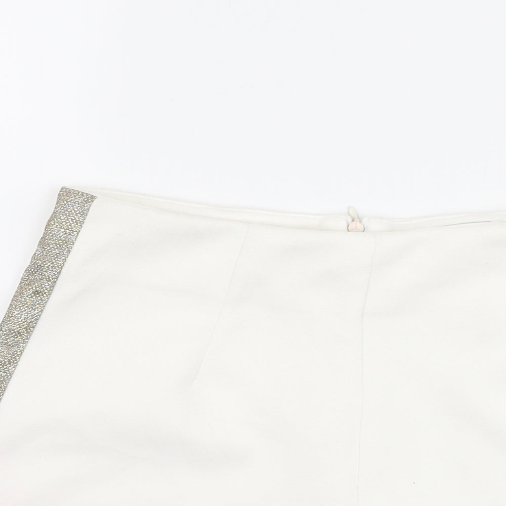In the Style Womens White   Hot Pants Shorts Size 8