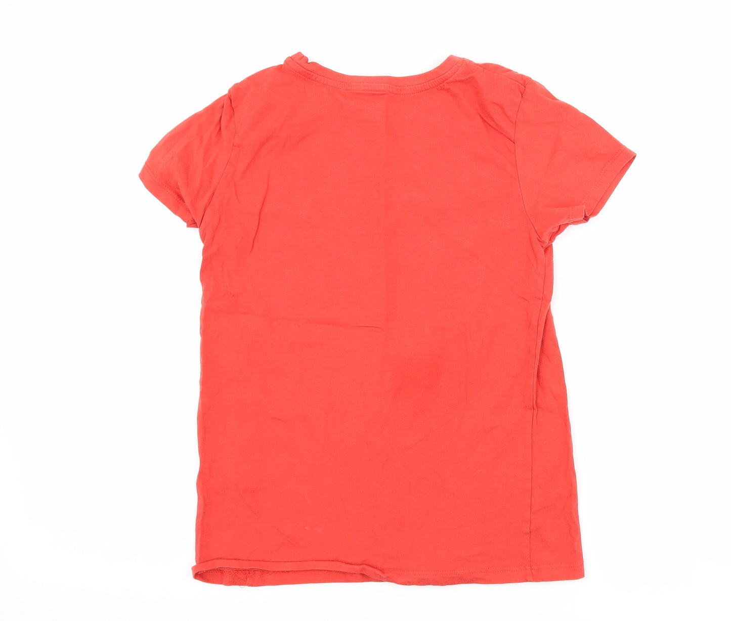 Primark Boys Red Camouflage  Basic T-Shirt Size 9-10 Years  - No Limits