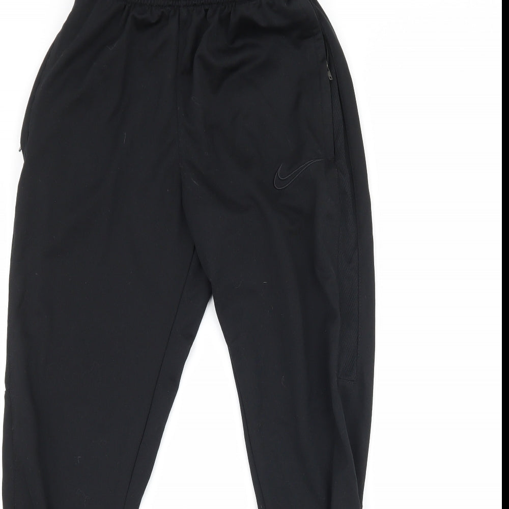 Nike Boys Black   Jogger Trousers Size 9-10 Years