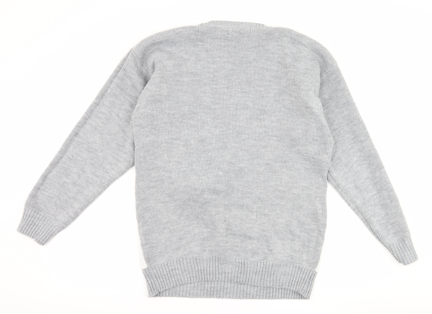 Sapphire Womens Grey   Pullover Jumper Size XL  - christmas reindeer
