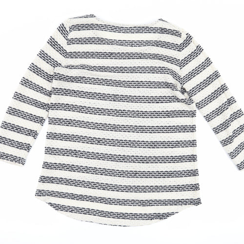 TU Womens Blue Striped  Pullover Jumper Size 14