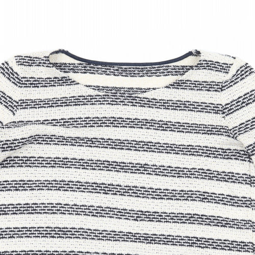 TU Womens Blue Striped  Pullover Jumper Size 14