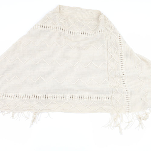 Preworn Womens Beige   Jacket Poncho One Size