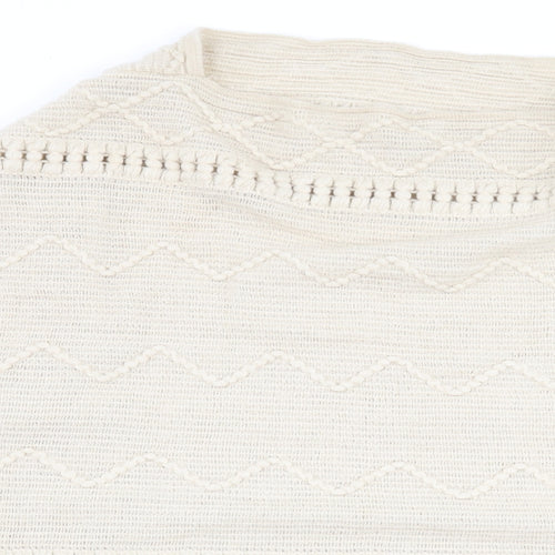 Preworn Womens Beige   Jacket Poncho One Size