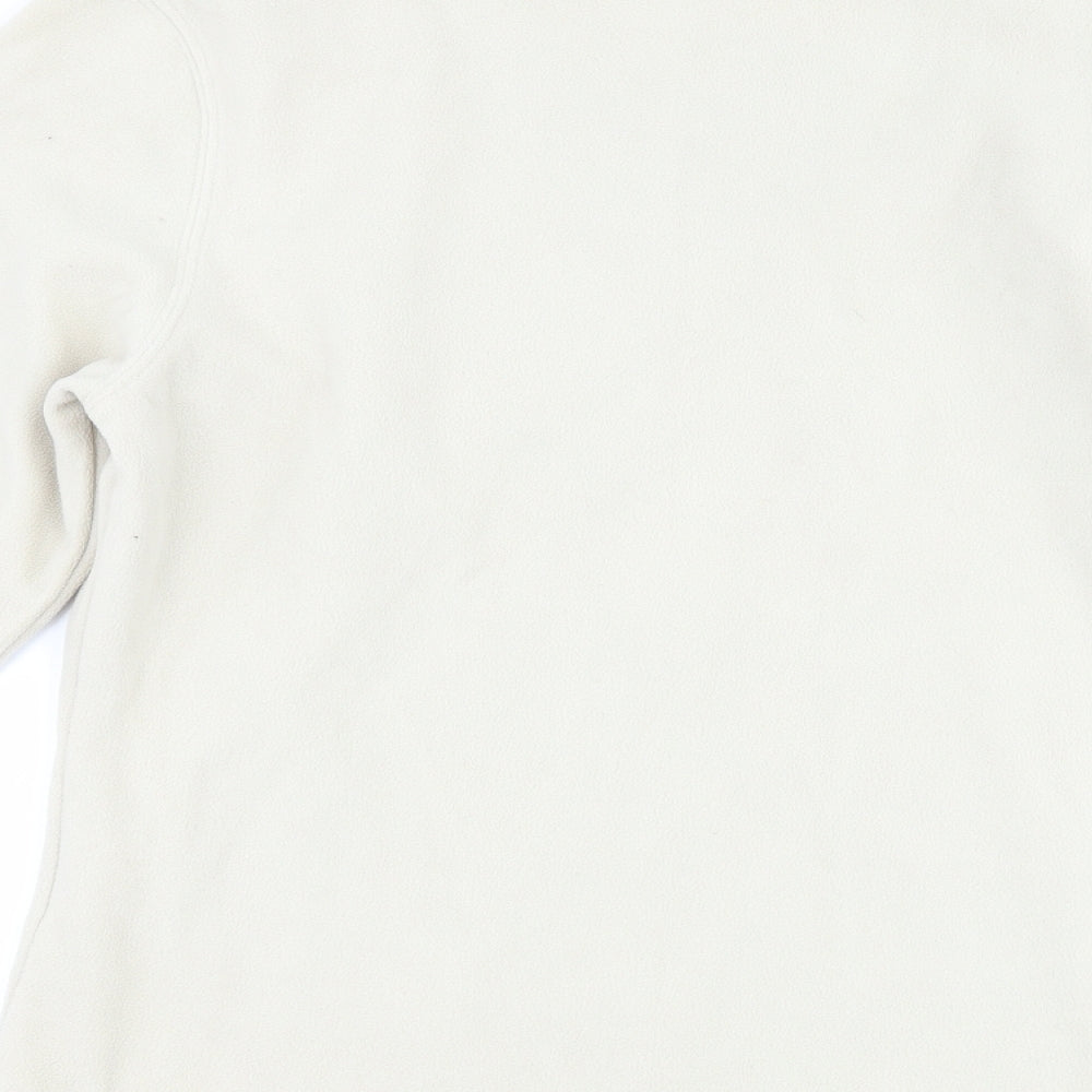 editions Womens Beige  Fleece Pullover Jumper Size 12