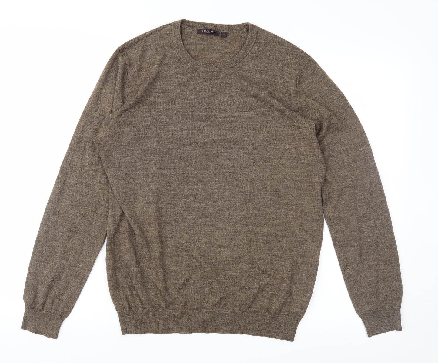 Refectory Womens Brown  Knit Pullover Jumper Size M