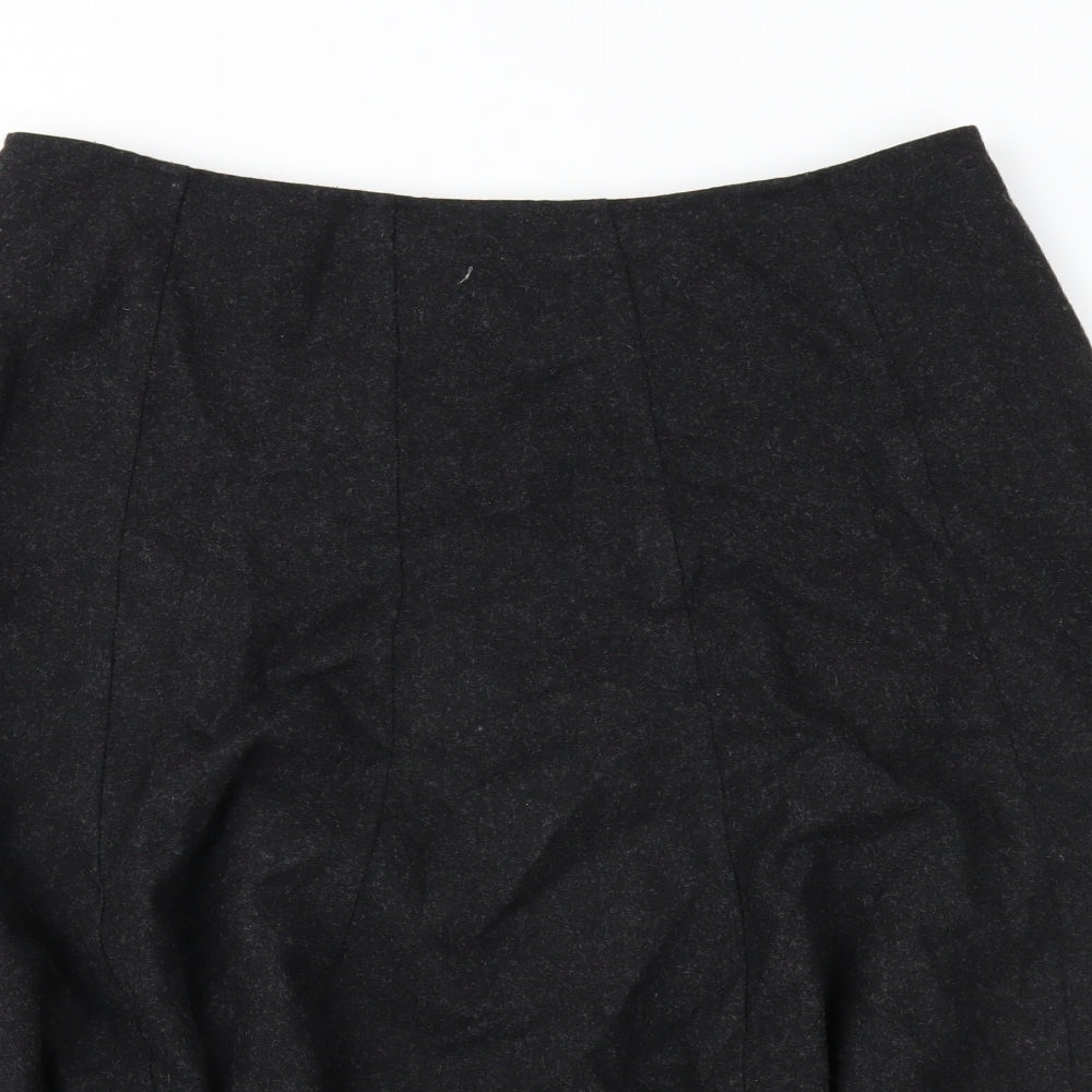Per Una Womens Grey Geometric  A-Line Skirt Size 14