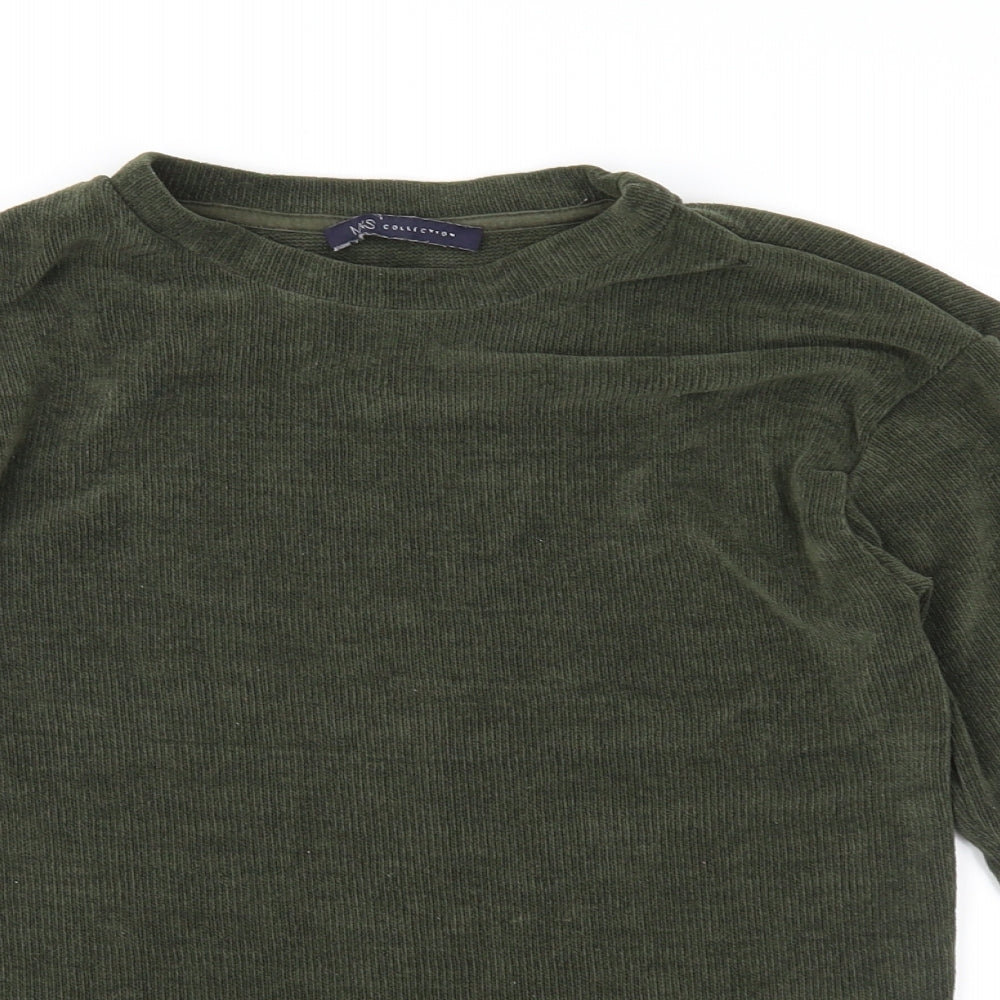 Marks and Spencer Womens Green  Knit Pullover Jumper Size XS