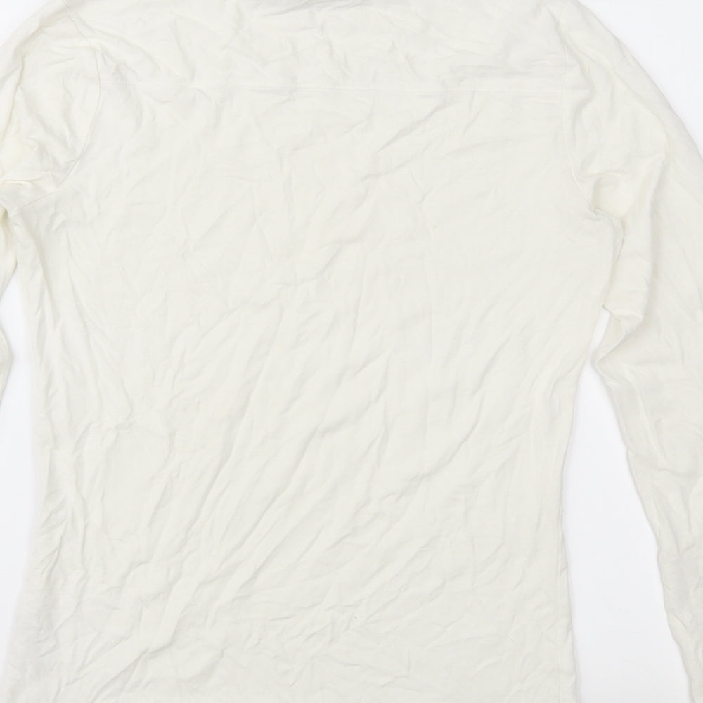 TU Womens Ivory  Jersey Pullover Jumper Size 8