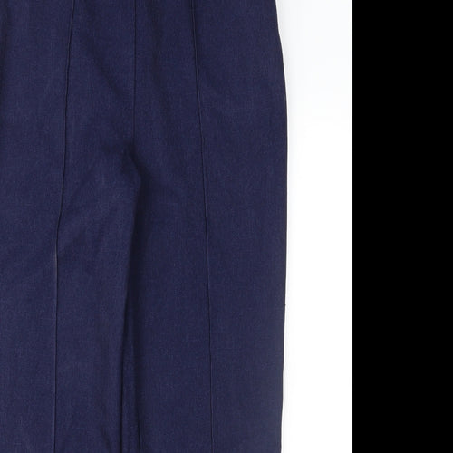 Papaya Womens Blue   Trousers  Size 10 L25 in