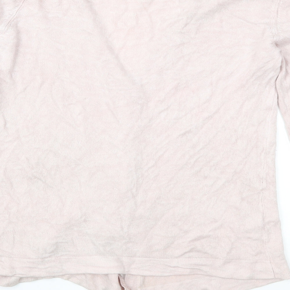 Papaya Womens Pink  Knit Cardigan Jumper Size 12