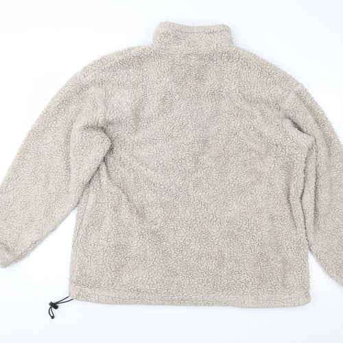 Cotton Traders Mens Brown  Fleece Jacket  Size XL