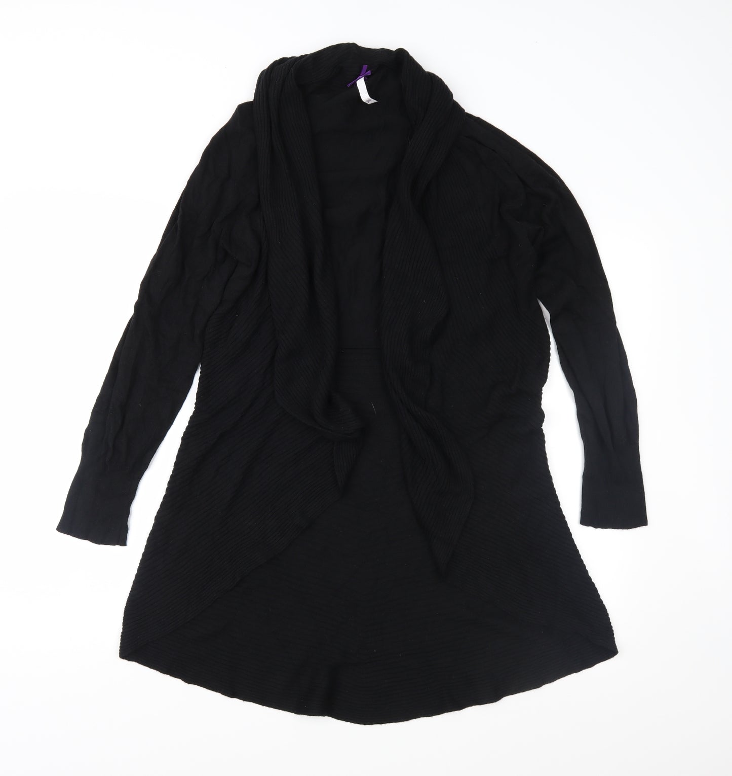 BHS Womens Black  Knit Cardigan Jumper Size 14