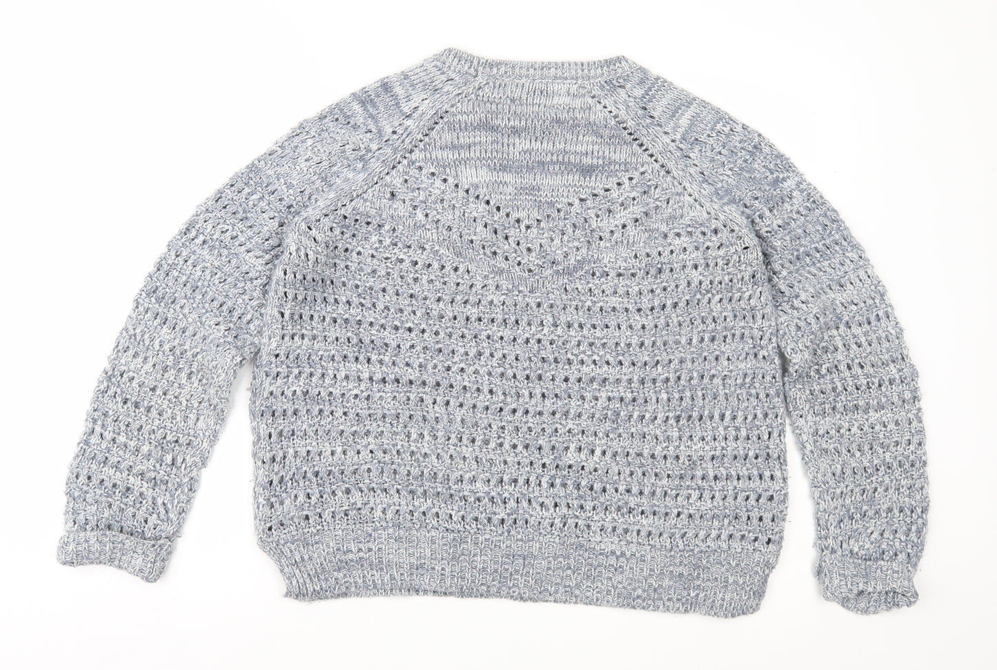 Papaya Womens Grey  Knit Pullover Jumper Size L