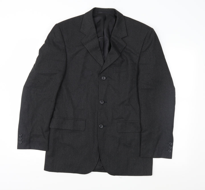 Burton Mens Grey   Jacket Suit Jacket Size 36