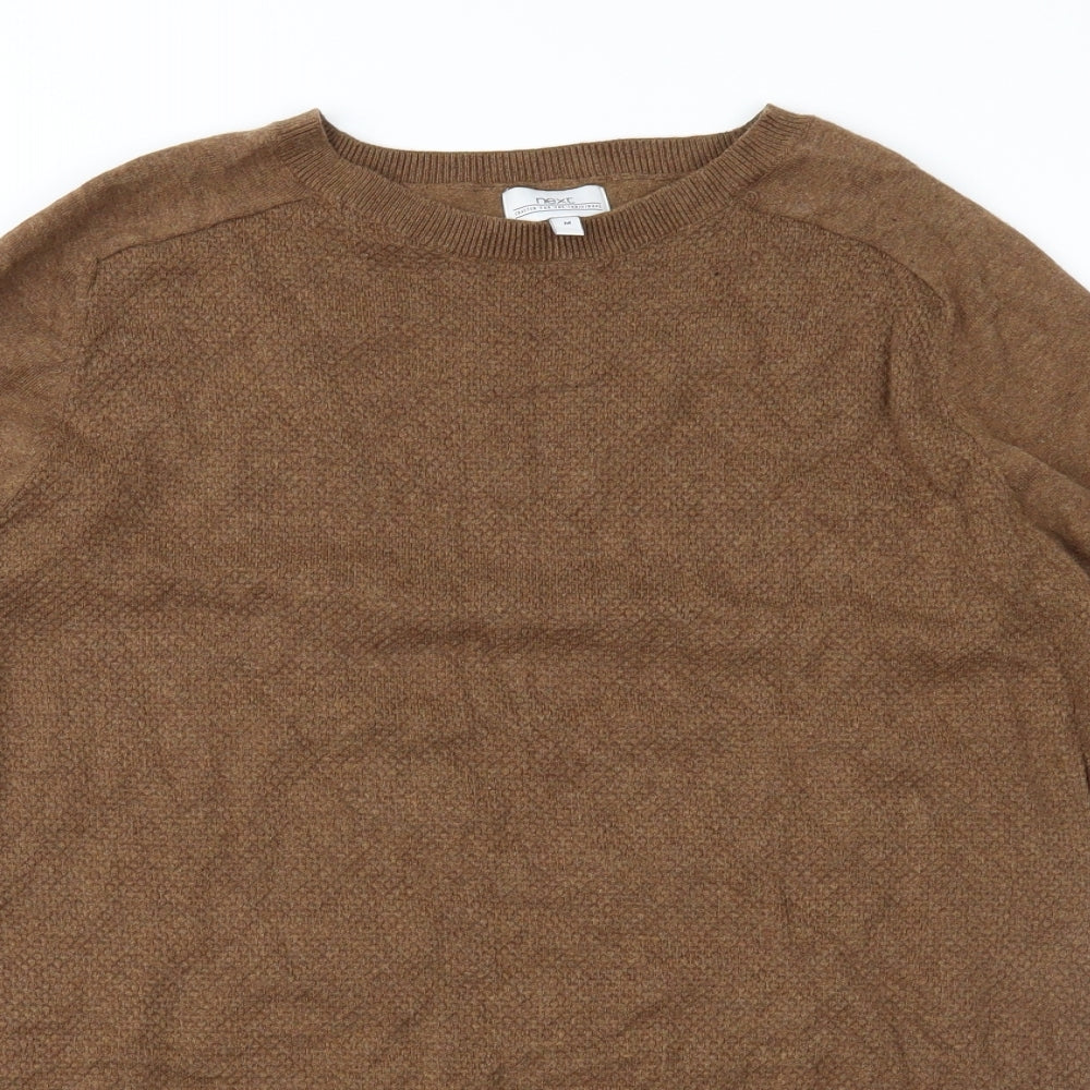 NEXT Womens Brown  Knit Pullover Jumper Size M