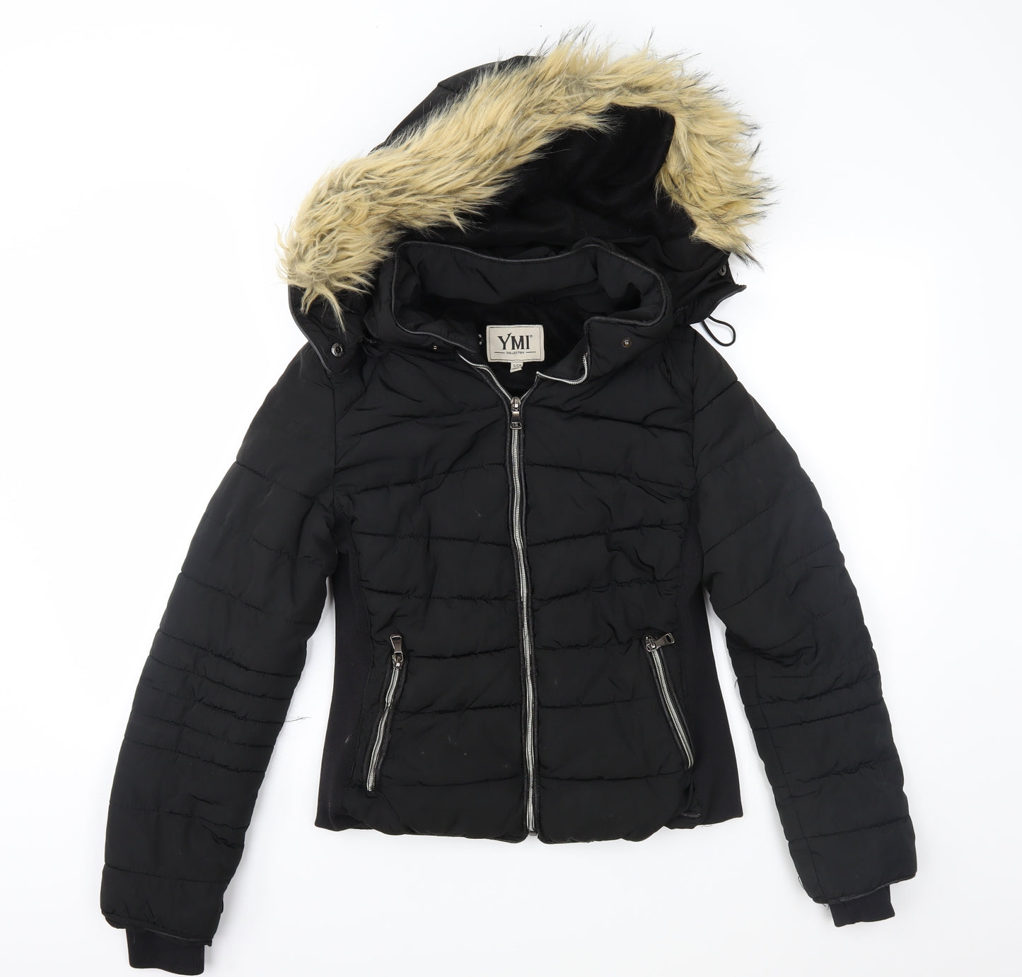 YMI Womens Black   Jacket Coat Size S