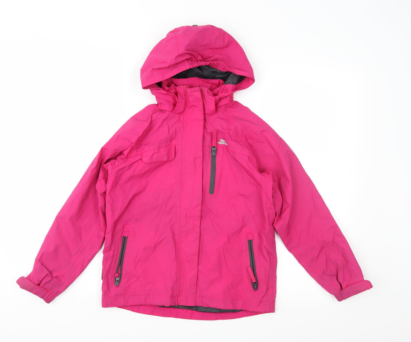Trespass Girls Pink   Jacket Coat Size 7-8 Years