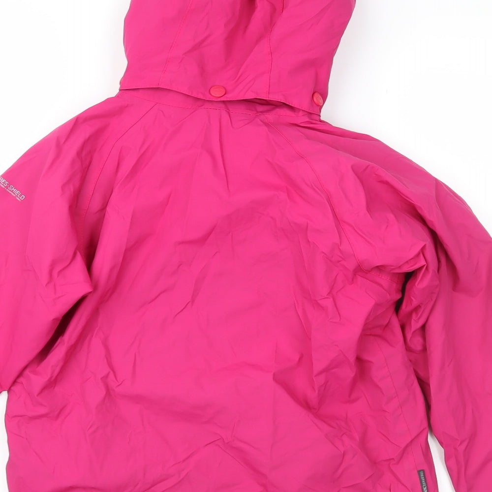 Trespass Girls Pink   Jacket Coat Size 7-8 Years