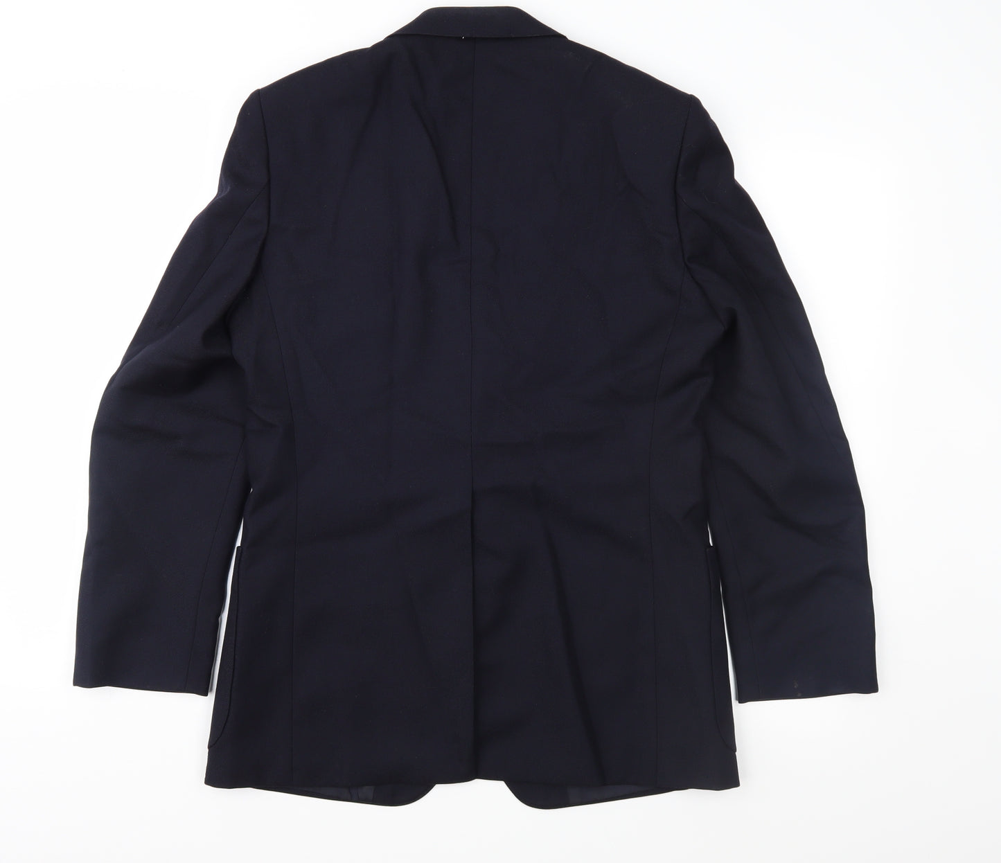 St Michael Mens Blue   Jacket Blazer Size 38