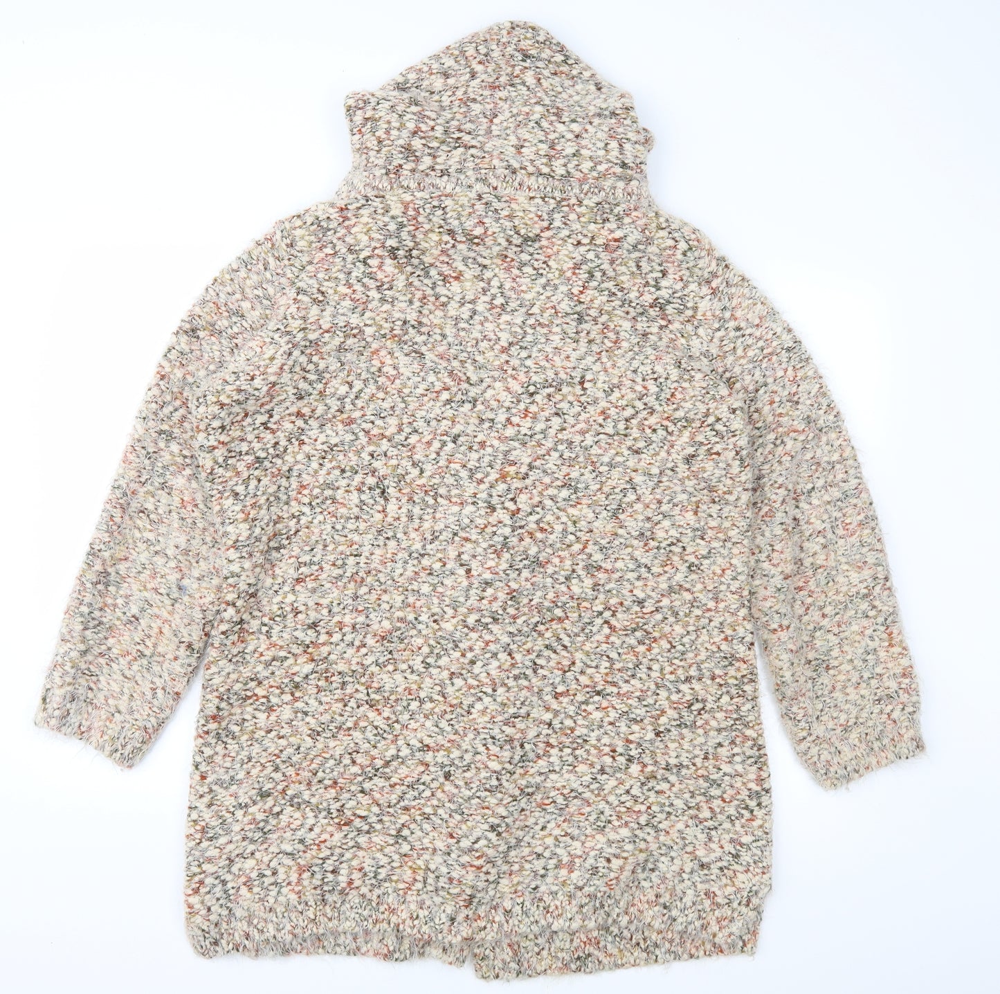 TU Womens Brown  Knit Overcoat Coatigan Size 20