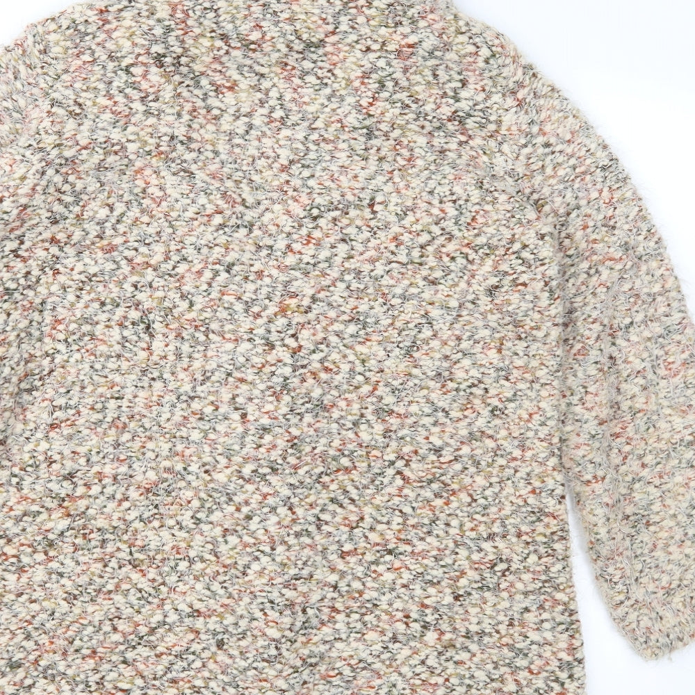 TU Womens Brown  Knit Overcoat Coatigan Size 20