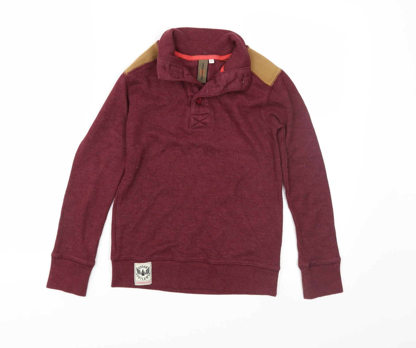 Urban Outlaws Boys Purple  Jersey Basic Polo Size 8-9 Years