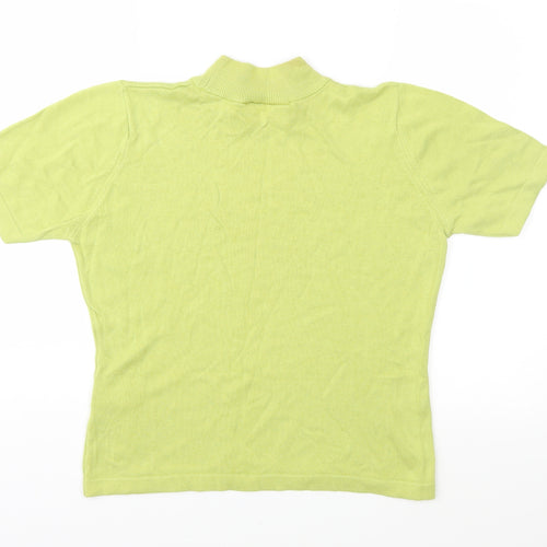 Country Casuals Womens Green  Knit Pullover Jumper Size M