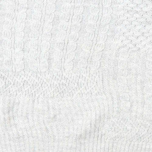 Crew Clothing Womens Grey  Knit Pullover Jumper Size 12