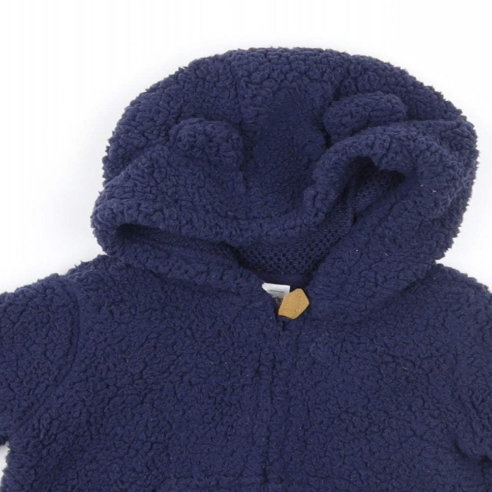 Carter's Baby Blue  Fleece Jacket Coat Size 3-6 Months