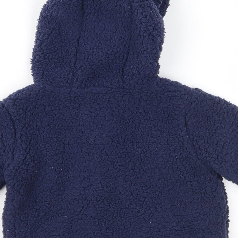 Carter's Baby Blue  Fleece Jacket Coat Size 3-6 Months