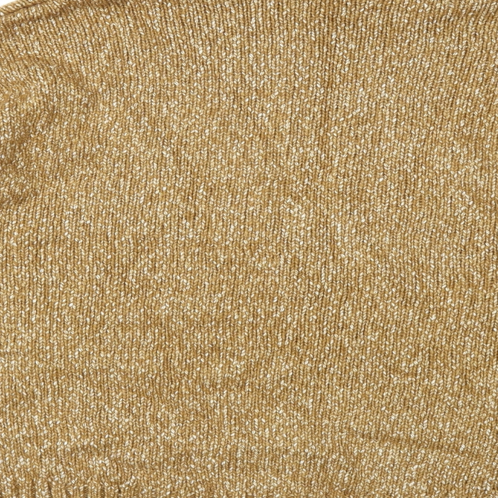 H&M Mens Brown  Knit Pullover Jumper Size S