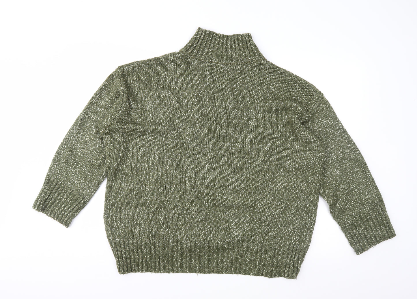 H&M Mens Green  Knit Pullover Jumper Size S