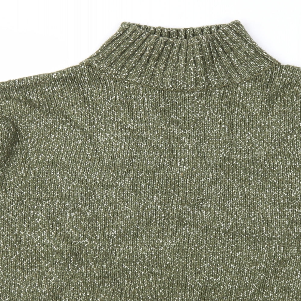 H&M Mens Green  Knit Pullover Jumper Size S