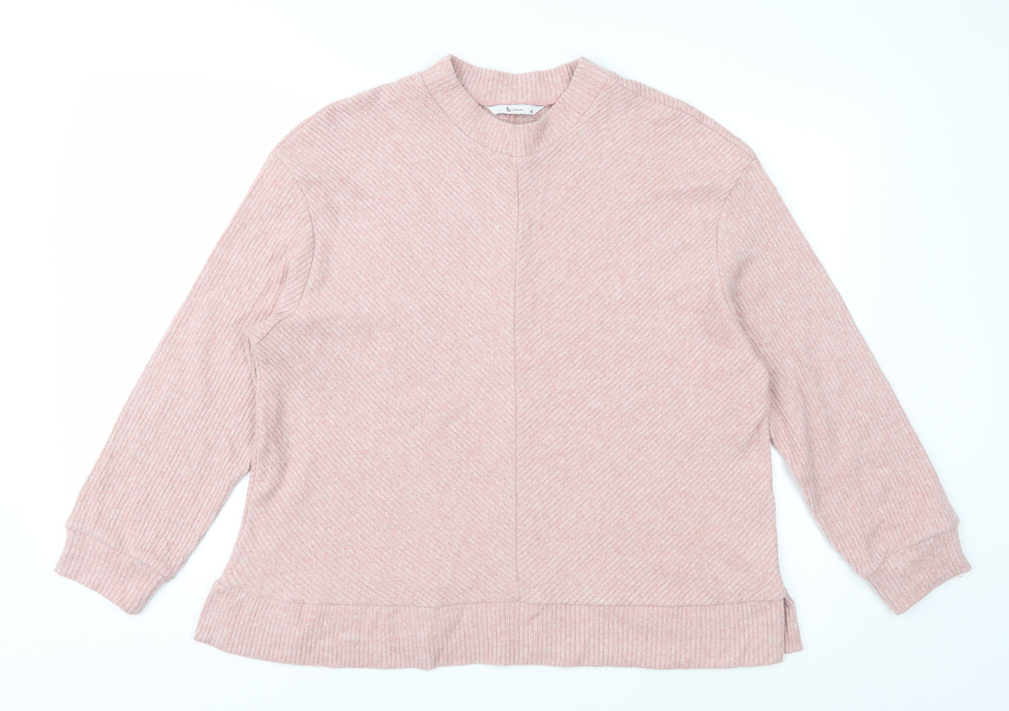 TU Womens Pink  Knit Pullover Jumper Size 16