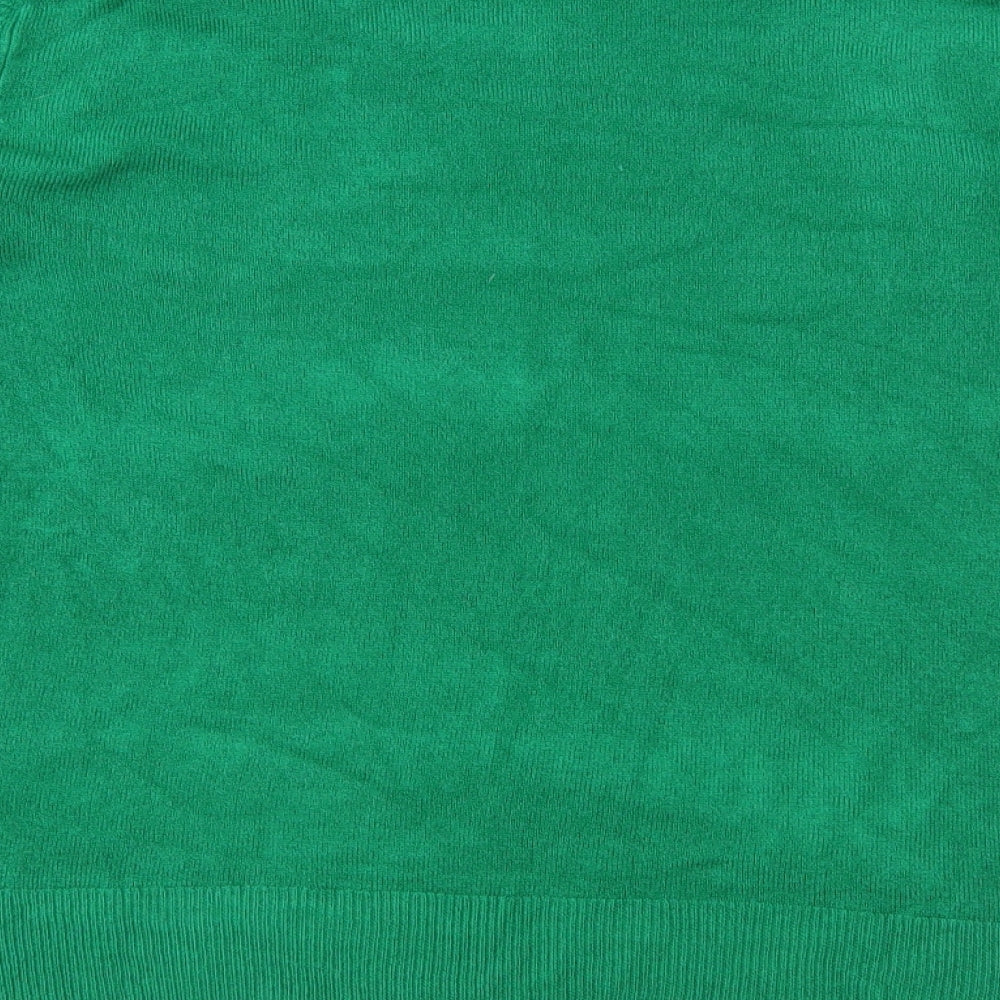 Marks and Spencer Womens Green  Knit Pullover Jumper Size 14