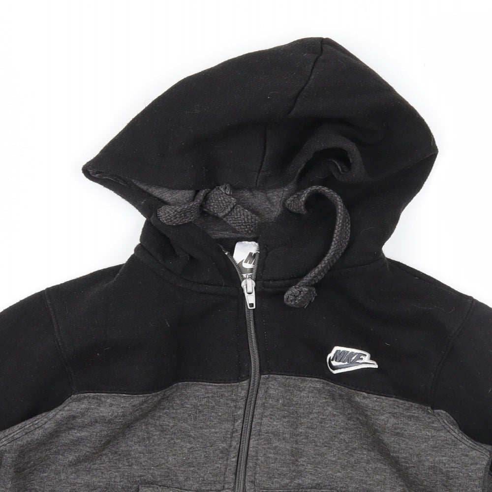Nike Boys Grey   Full Zip Hoodie Size 3-4 Years