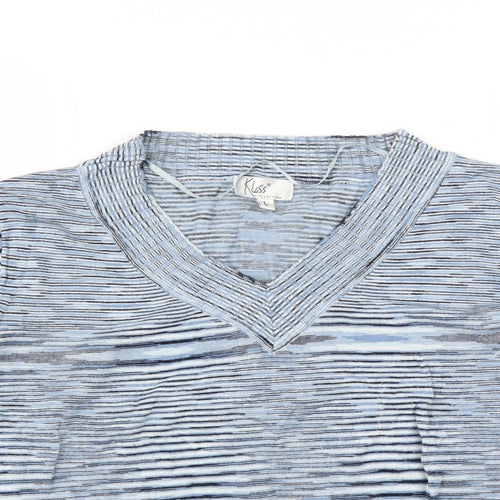 Klass Womens Blue   Pullover Jumper Size L