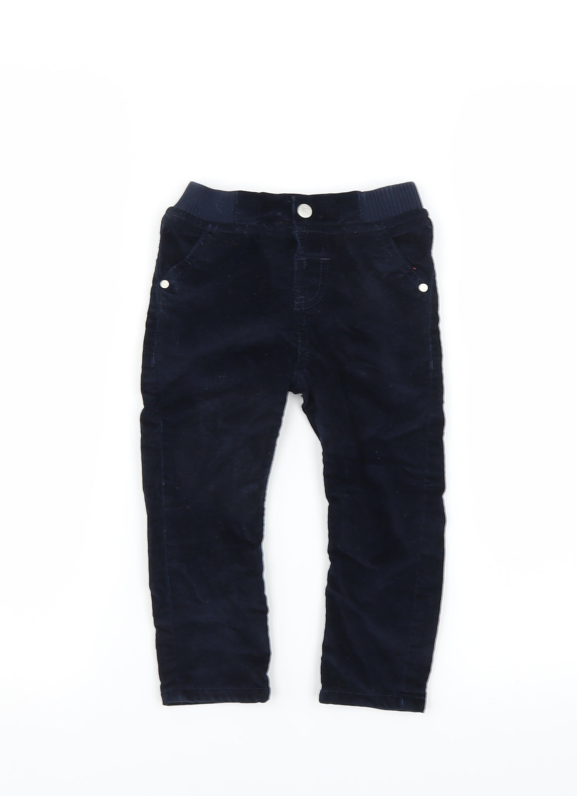 Dunnes Stores Boys Blue  Corduroy  Trousers Size 12-18 Months