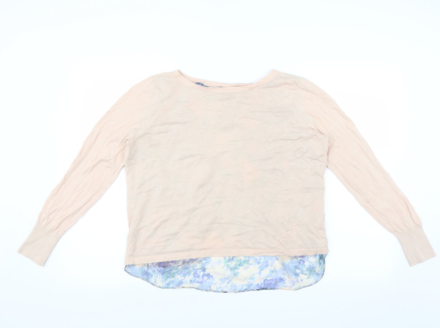 MINUET Womens Pink   Pullover Jumper Size M  - open back detail