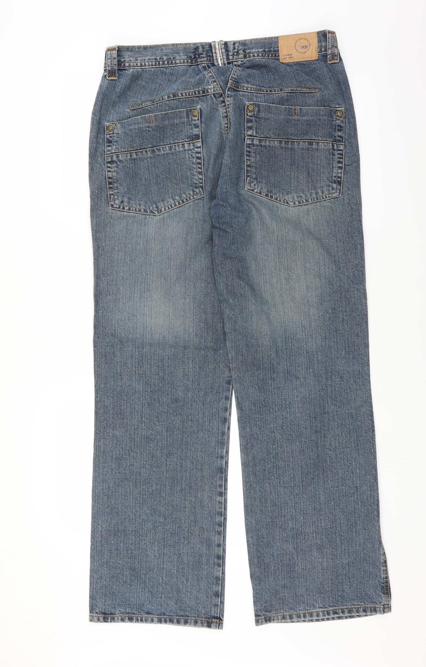 NEXT Mens Blue  Denim Bootcut Jeans Size 34 in L31 in