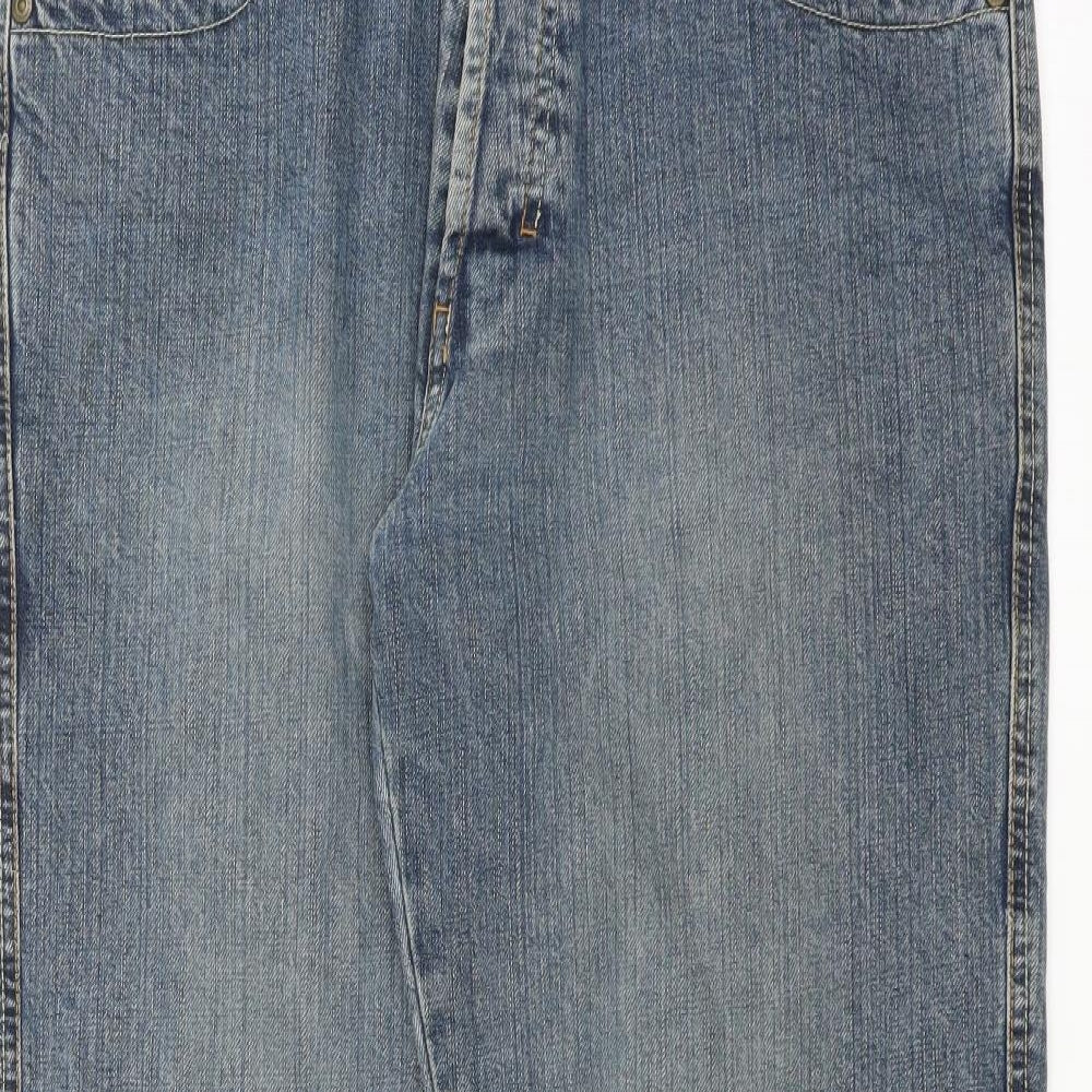 NEXT Mens Blue  Denim Bootcut Jeans Size 34 in L31 in