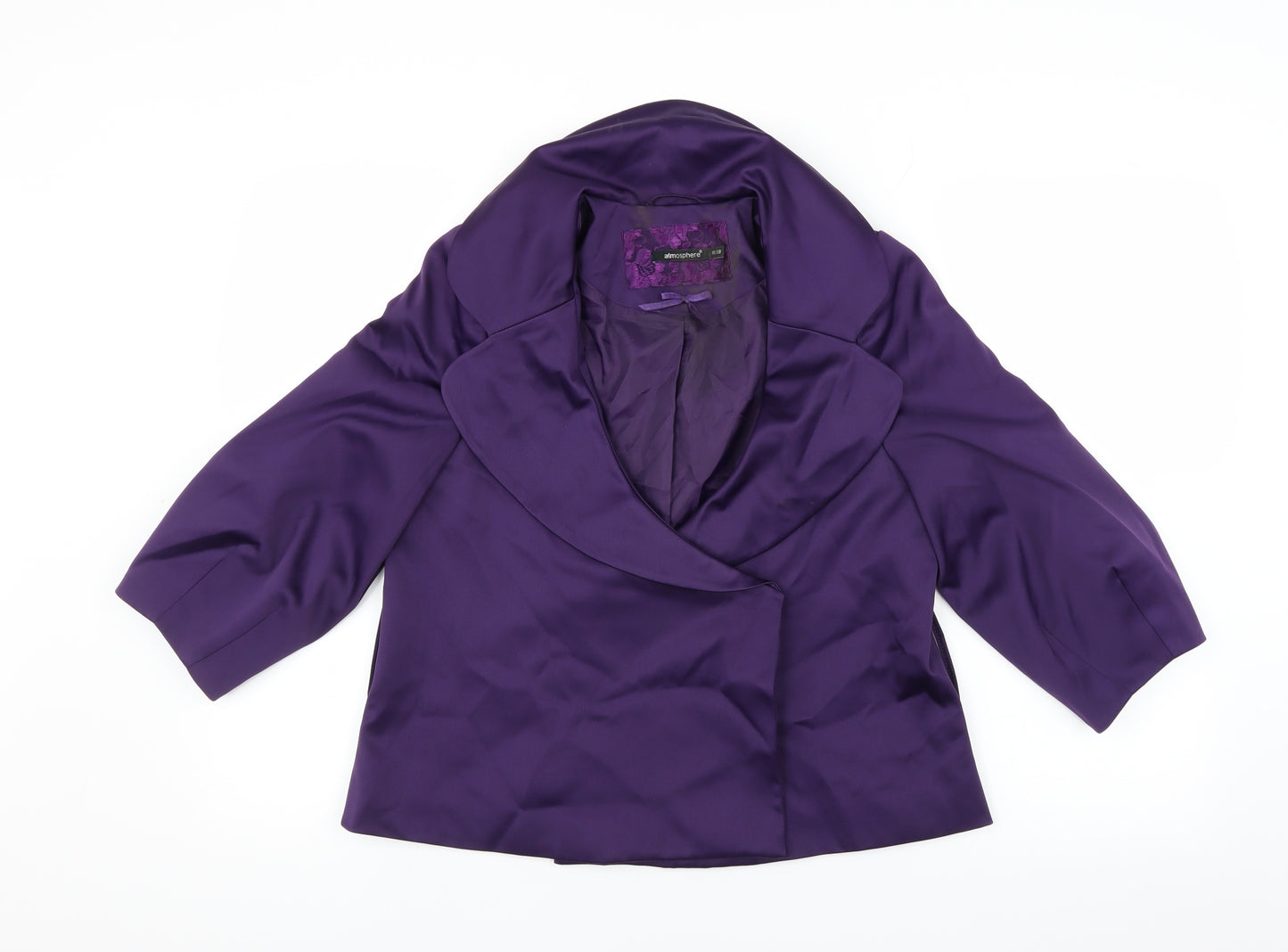 Primark Womens Purple   Jacket Suit Jacket Size 10