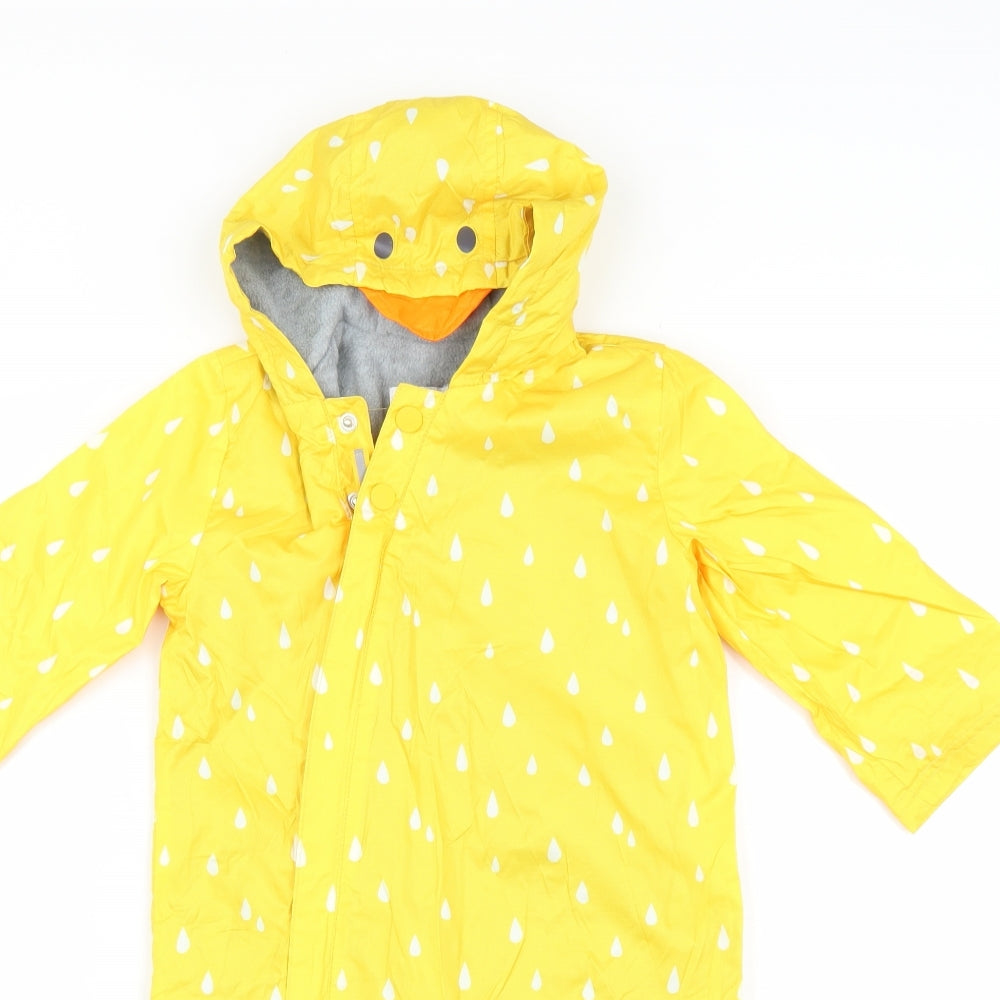 Marks and Spencer Baby Yellow   Rain Coat Coat Size 12-18 Months  - All in One